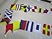 Naval Signal Flags/Flag - 40 Flags Bunting - 38 Feet - 100% Cotton – Nautical/Boat/Beach Party (5178)