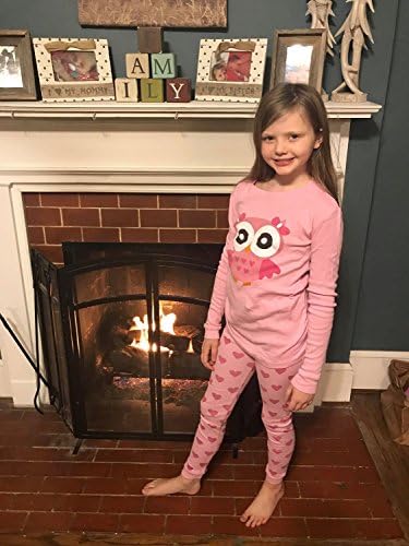 Girls Pajamas Toddler Clothes Cat Little Kids PJS Sets Cotton Sleepwears Shirts