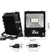 LED Flood Light 50W,HN Waterproof Outdoor Spot Lights 5000lm Daylight 6500k Floodlights with US-3 Plug&Switch for Yard,Garage,Garden,Lawn