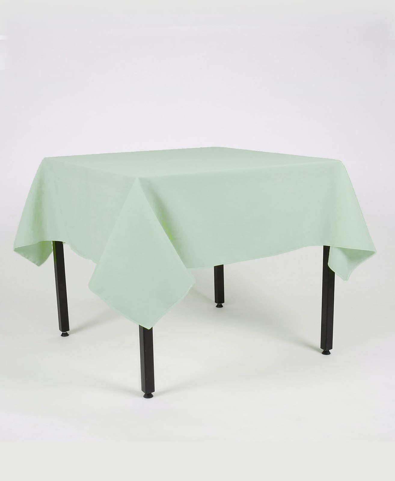 Hope Textiles Mint Green 55" x 108" (139cm x 274cm) Rectangle Fabric TABLECLOTH/TABLE CLOTH (Polyester, not cotton)