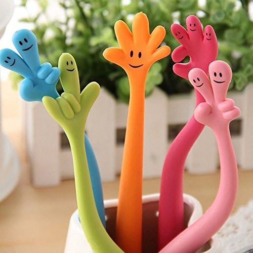 AMAZZANG-Finger Ball Point Pen Cute Cartoon Ballpoint Pen Kid Student Office Stationery