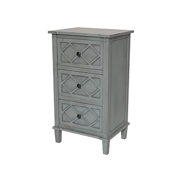 Melody Maison Grey Bedside Cabinet Venice Range Amazon Co Uk