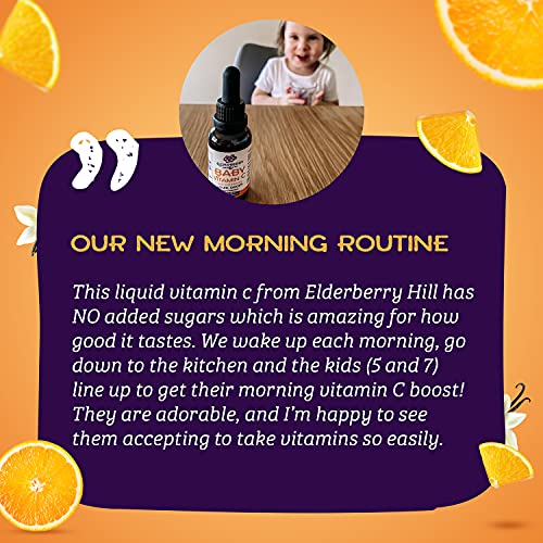 Baby Vitamin C Liquid Drops from Organic Amla Fruit Vegan Non GMO VIT