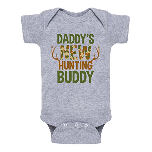Daddy's New Hunting Buddy, Camo Fill - Infant One Piece