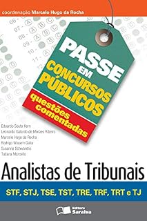 Livro PASSE EM CONCURSOS PÚBLICOS - Analistas de tribunais