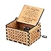 You are My Sunshine Wood Music Boxes,Laser Engraved Vintage Wooden Sunshine Musical Box Gifts for Girlfriend,Boyfriend,Family Friends,On Birthday,Festival (Dad to Daughter)