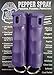 POLICE MAGNUM 2 Pepper Spray 1/2oz Purple Flip Top Molded Keychain Security Self Defense Police Strength