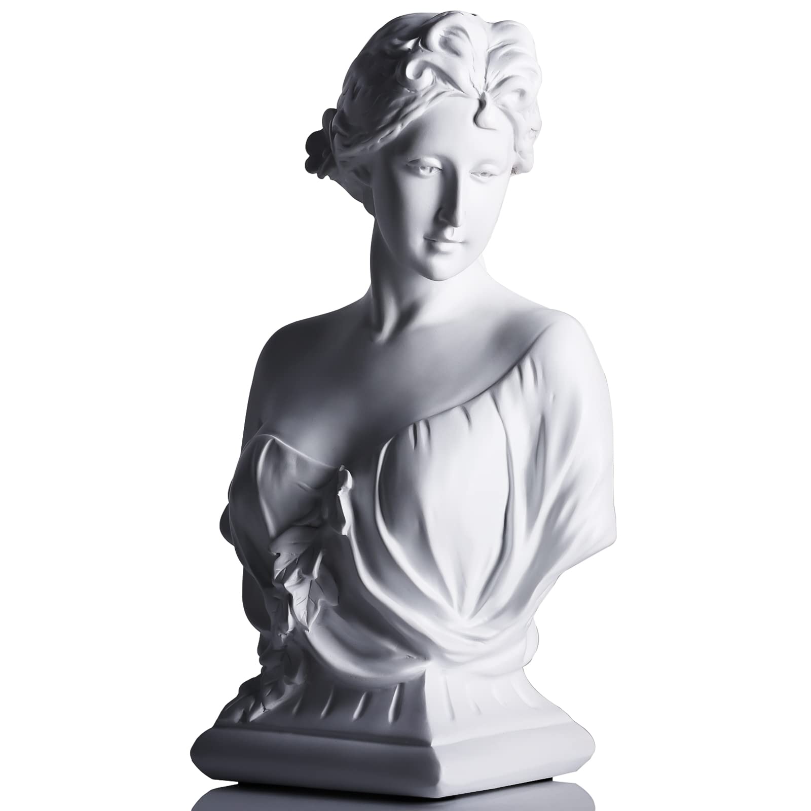 XMGZQ 12 Inch Venus Bust Statue - Greek Goddess, Classic Roman Bust for Home Decor, Sketch Practice & Aesthetics