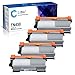 LxTek Compatible Toner Cartridge Replacement for Brother TN-450 TN450 TN420 to use with MFC-7360N DCP-7065DN IntelliFax 2840 2940 MFC-7860DW MFC-7460DN HL-2270DW MFC7240 Printer (Black, 4 Pack)