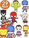 Super Cute Superhero Party Supplies + FREE Superhero Cake Topper - Superhero Birthday Party Supplies - Superhero Cupcake Toppers for Superhero Party for Marvel Party Supplies - Superhero Decoration