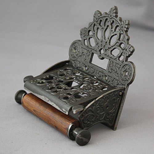 Gothic Style Antique Iron Toilet Roll Holder