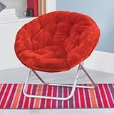 Mainstays Faux-Fur Saucer Chair | Dimensions: 30