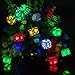 Vmanoo 20 LED String Lights, Solar Powered Fairy String Lights 15.5 Feet with 8 Modes For Christmas Children Room Kids Teepee Tent Holiday Party, Xmas Decorations, Waterproof (Multi-Color)