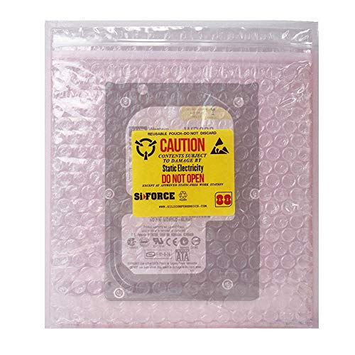 Anti Static Bubble Bags, Resealable Static Shielding Bag, Reusable for Sensitive Electronic Components (Small Qty 10) - Thumbnail 4