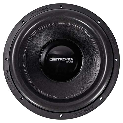 Rockville Destroyer 15D2 15" Competition Car Audio Subwoofer w/USA