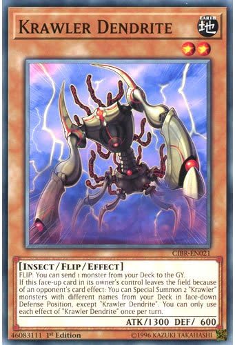YuGiOh : CIBR-EN021 1st Ed Krawler Dendrite Common Card - ( Circuit Break Yu-Gi-Oh! Single Card )