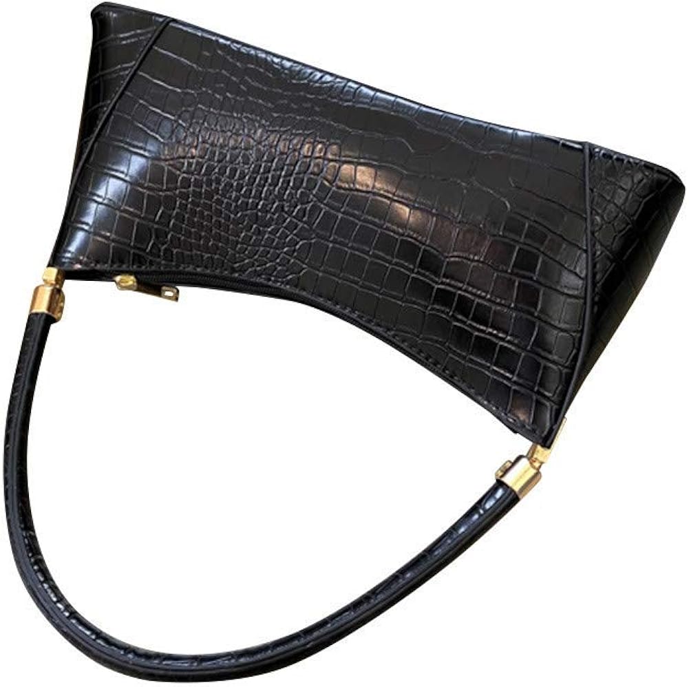 BLACK LARGE CLUTCH BAG