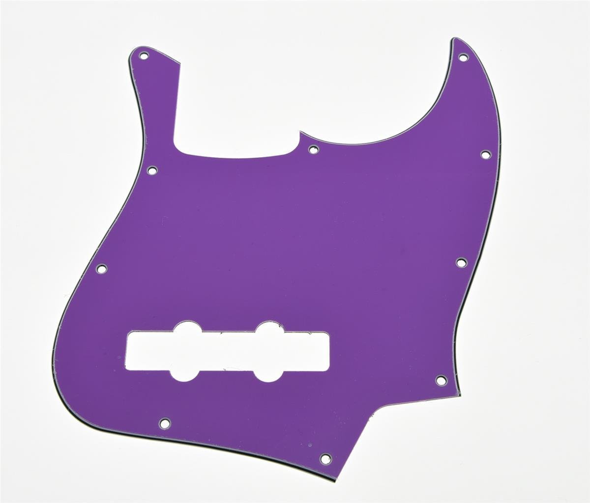 KAISH 4 String J Bass Style Pickguard Bass Pick Guard Scratch Plate for USA/Mexico Jazz J Bass Purple 3 Ply