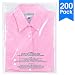 Spartan Industrial || 200 Count - 11" X 14" Self Seal Clear Poly Bags with Suffocation Warning for Packaging, T Shirts & FBA (More Sizes Available) - Permanent Adhesive