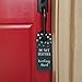 Graphics and More Do Not Disturb Working Hard Plastic Door Knob Hanger Sign
