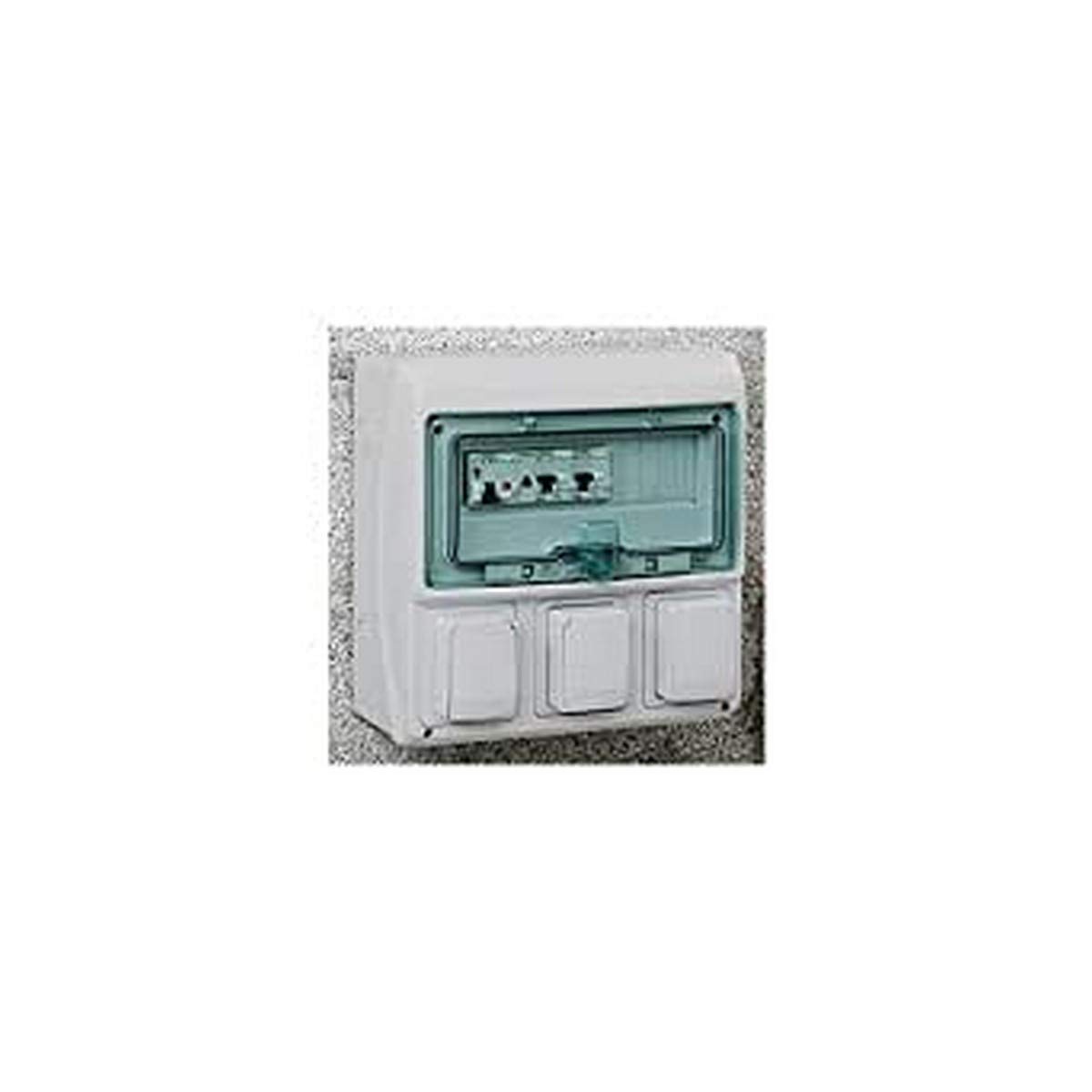 Schneider Electric 13180 ENCLOSURE KAEDRA FOR 3 SOCKETS, White