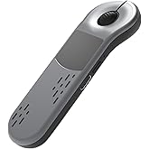 ZOZVO Air Mouse Bluetooth Rechargeable Presenter with Touchpad, Remote Control for PowerPoint/Keynote/TikTok/Camera/Kindle App, Applicable for PC/iOS/Android (Silver)