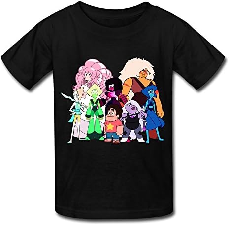 Kid's Vintage Steven Universe T-shirts Size XL Black By Mjensen