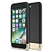 iPhone 7 Case, Maxboost [Vibrance Series] Protective Slider Style Cases for Apple iPhone 7 2016 SOFT-Interior Scratch Protection Finished Hard Cover - Black/Champagne Gold