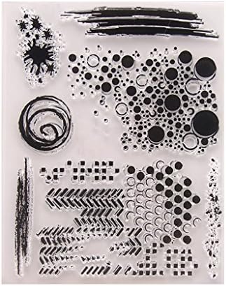 WEISHAZI Transparent Stamp Silicone Seal Sheet for DIY Scrapbook Craft Card Album T1336