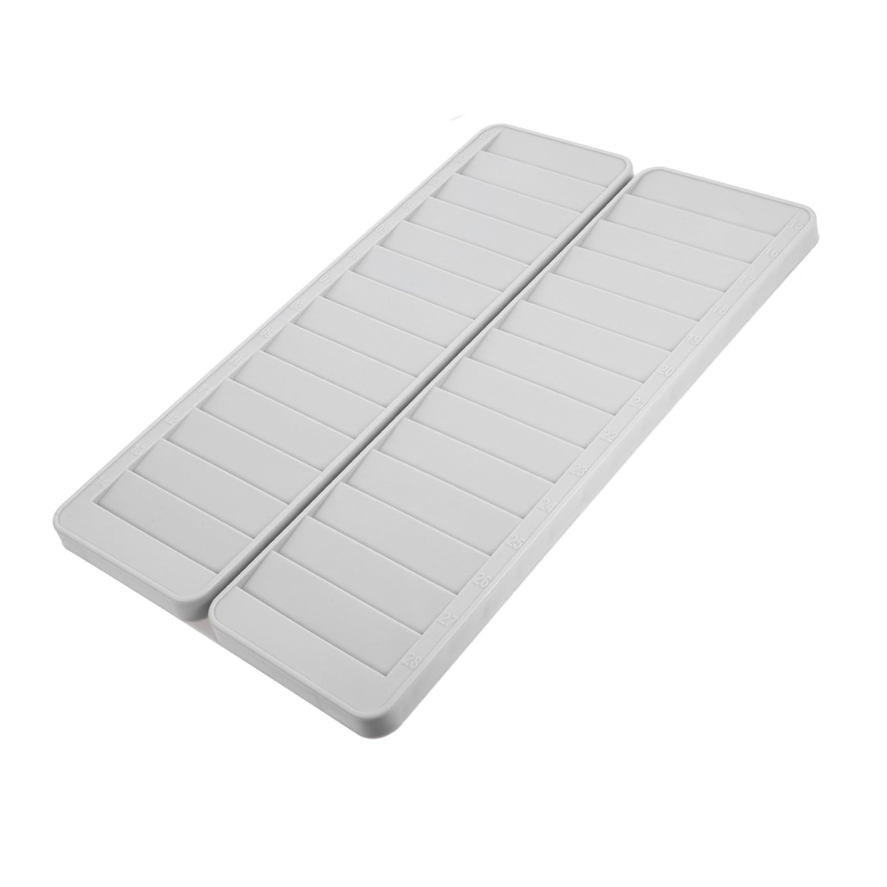 STOBOK Wall Mounted Card Holder Rack for Id Cards Business Cards and Membership Cards with 28 Slots for Office and School Organization