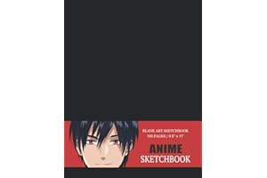 Anime Sketchbook: Large Blank Sketchbook | Anime Drawing Pad | Manga Sketch Book with Blank Pages for Drawing, Sketching, and