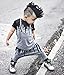 Baby Boys Outfits Gray Clothes T-Shirt Tops+Pants 2PCS Set (3-12 Months)