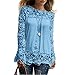 PHOTNO Fashion lace chiffon blouse long sleeve shirt women loose tops t shirts S-XXXXXL