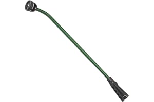 Dramm Touch-N-Flow Rain Wand – 30” Long, Blue – Full Watering Flow with Trigger-Style Shut-Off Valve & Lock – High-Flow, Gent