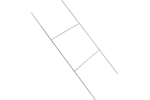 7Penn H Frame Yard Sign Stakes Metal Sign Holder H Stakes for Yard Signs 10x30 Inch Metal Yard Sign Stakes 50 Pack