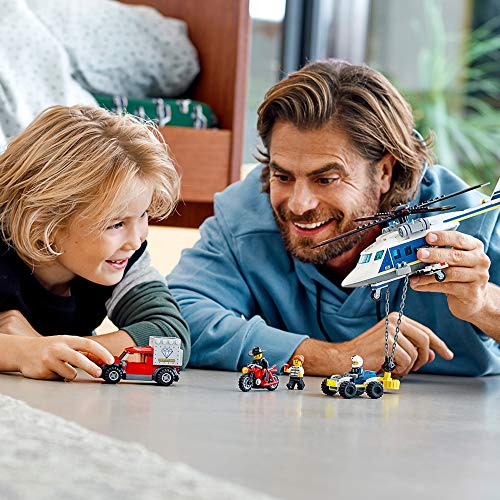 LEGO City Police Helikopter Chase 60243 Polizei-Spielset, Bausätze für Kinder, New 2020 (212 Teile) – Bild 4
