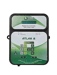 Titan controles 702853 Atlas 8 controlador digital de gas de dióxido de carbono con lógica difusa