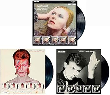 2017 David Bowie Stamps Set Of 3 Limited Edition Fan Sheets Of