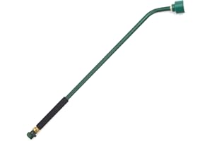 Dramm Sunrise Soft Rain Watering Spray Wand – 30” Long, Green – Gentle Full-Flow Spray with Shut-Off Valve & 8” Foam Grip – Lightweight & Durable for Gardens, Hanging Baskets & Planters