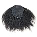 Luwigs Afro Kinky Curly 4B 4C Clip-in Top Closure Ponytail African American Human Virgin Hair Extension Drawstring Puff Ponytail Hairpiece Natural Color