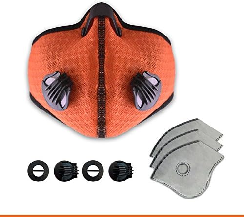 Dust Fighters Dust Mask By Pollution Sport Mouth Mask For Dust, Smoke, Gas, Smog, Pollen, Allergens, Particles | Suitable for Women, Men, Kids | Protective Outdoor Face Mask For Running, Cycling, T
