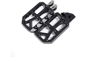 WOODNIU RACEIN Colored Nail Foot Pedals Aluminum Alloy Pedals for Surron Light Bee X/S,Segway X160/X260,Talaria MX4,E Ride PRO SS, Black