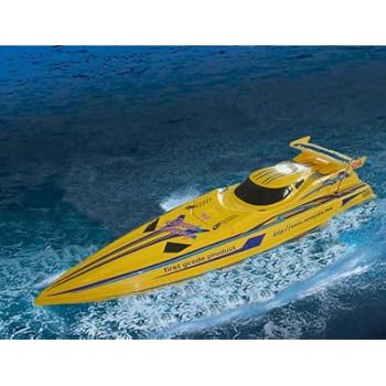 Amazon.com: 37" Speed X-Cyclone 1/16 RC Racing Boat R/C ...