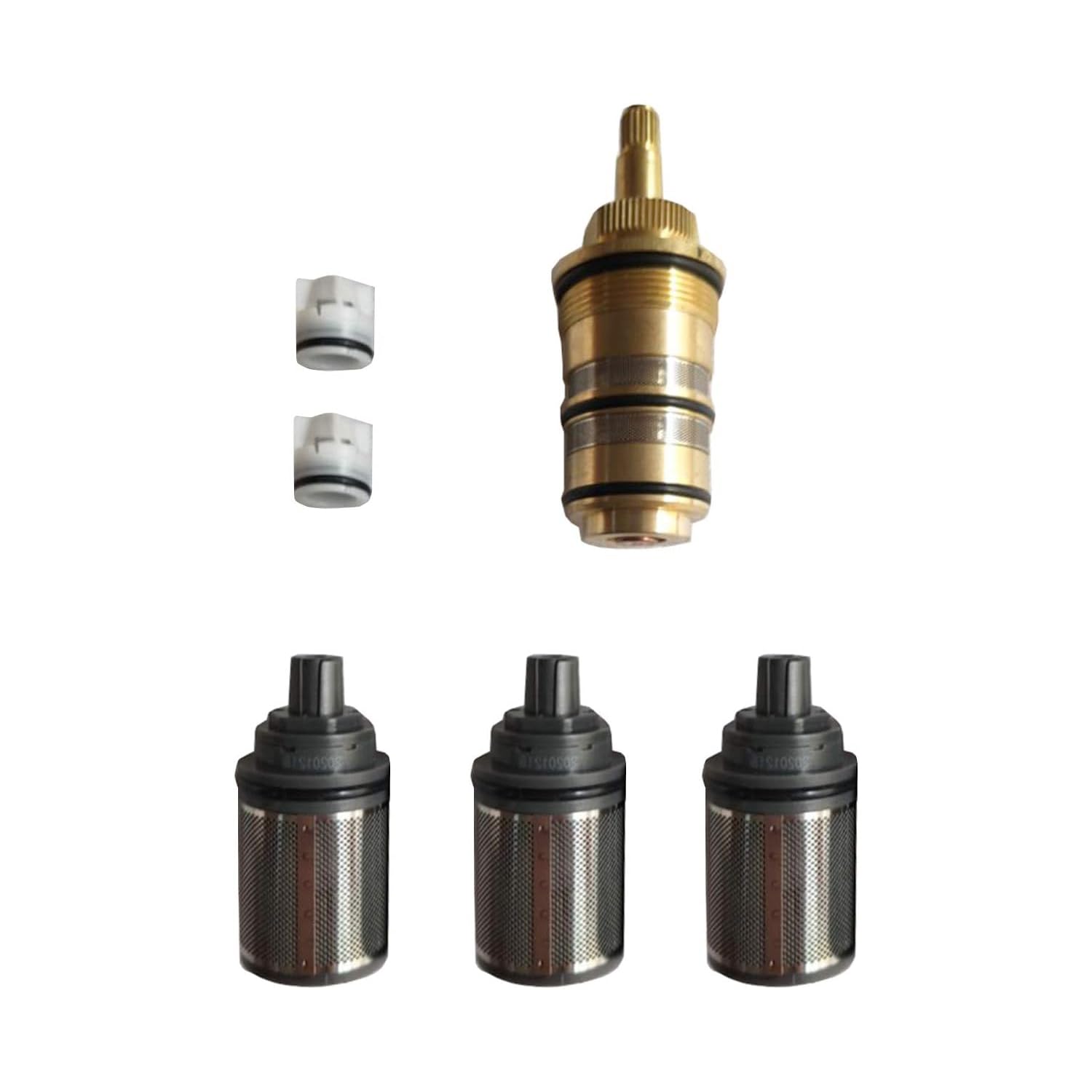 Photo 1 of ?Only Compatible with Enga Push Button Diverter Cartridge Replacement Kit - 1x Temperature Cartridge + 2x Check Valves + 3x Button Cartridges