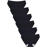 Wealurre Seamless Underwear Invisible Bikini No Show Nylon Spandex Women Panties