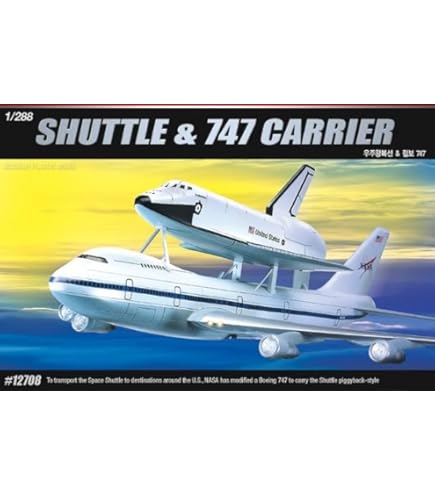Amazon.com: Hasegawa 10680 1:200 Space Shuttle Orbiter and Boeing