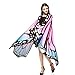 VESNIBA Christmas Party/Thanksgiving Day Prop Soft Fabric Butterfly Wings Shawl Fairy Ladies Nymph Pixie Costume Accessory (168X135CM, B-Pink)
