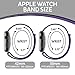 Pantheon Woven Nylon Replacement Apple Watch Band by, Sport Loop Edition, For Men or Women, Strap fits the 38mm or 42mm Apple iWatch, Compatible Series 1, 2, 3, Nike … (Light Pink, 38mm)