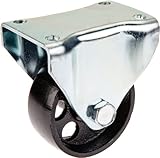 Steelex D4176 3” Cast Iron Fixed Caster (fits SHOP FOX D2058A Mobile Bases)