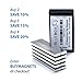 Super Strong Neodymium Bar Magnets | 60 x 10 x 4 mm | Pack of 10 | Powerful Rare Earth Magnet Bars | Strong, Anti-Rust, Magnets for Fridge, Classroom, Office, Hanging Tools